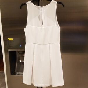 💕BCBGENERATION💕 White Dress with Mesh Panels NWT